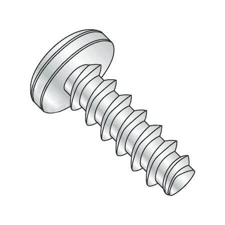 Newport Fasteners Thread Forming Screw, #6-32 x 5/8 in, Zinc Plated Steel Pan Head Phillips Drive, 12500 PK 307718-12500